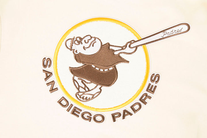 San Diego Padres Pro Standard Retro Classic Hoodie Eggshell/ Black