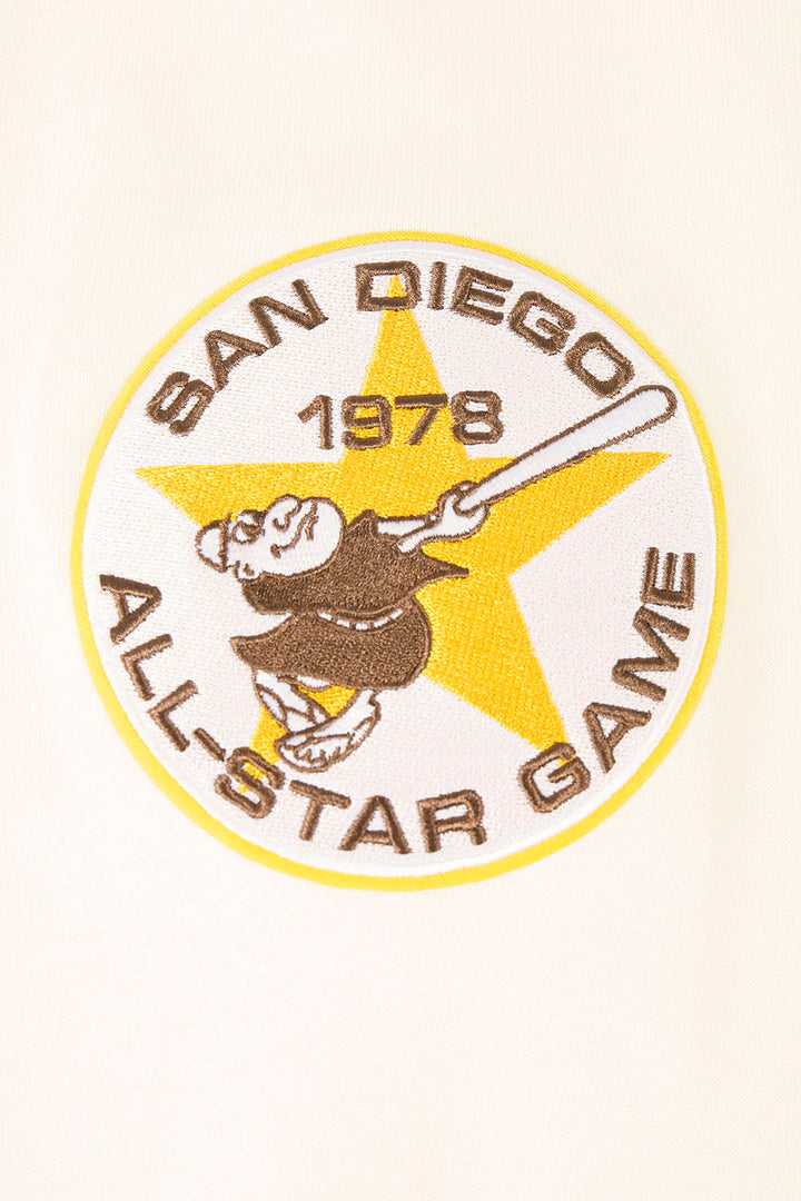 San Diego Padres Pro Standard Retro Classic Hoodie Eggshell/ Black