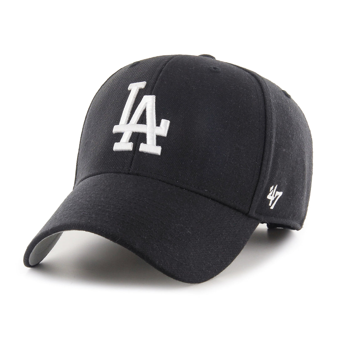 Los Angeles Dodgers 47 Brand Black MVP Adjustable Hat