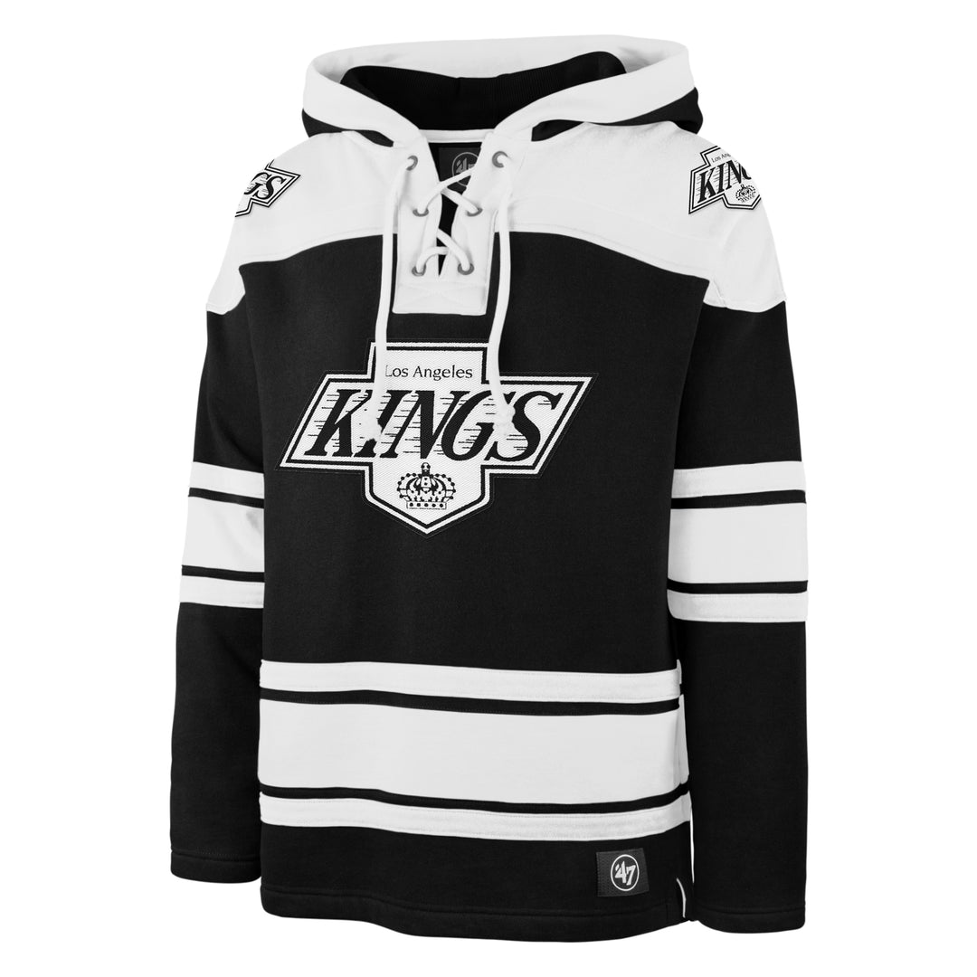 Los Angeles Kings 47 Brand Superior Lacer Hoodie Black