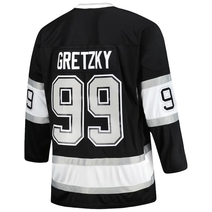 Los Angeles Kings Mitchell & Ness Wayne Gretzky #99 1992/93 Blue Line Player Jersey - Black