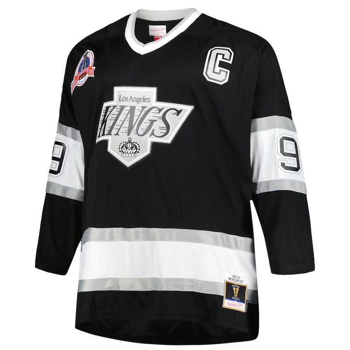 Los Angeles Kings Mitchell & Ness Wayne Gretzky #99 1992/93 Blue Line Player Jersey - Black