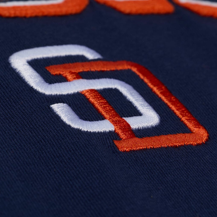 San Diego Padres Mitchell & Ness navy Wild Pitch premium T-shirt, additional gallery view 3
