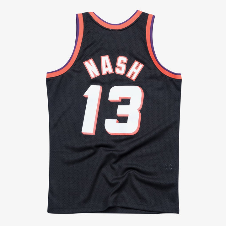 Mitchell & Ness Phoenix Suns Steve Nash 1996-97 black Swingman jersey, manufacturer gallery image 2