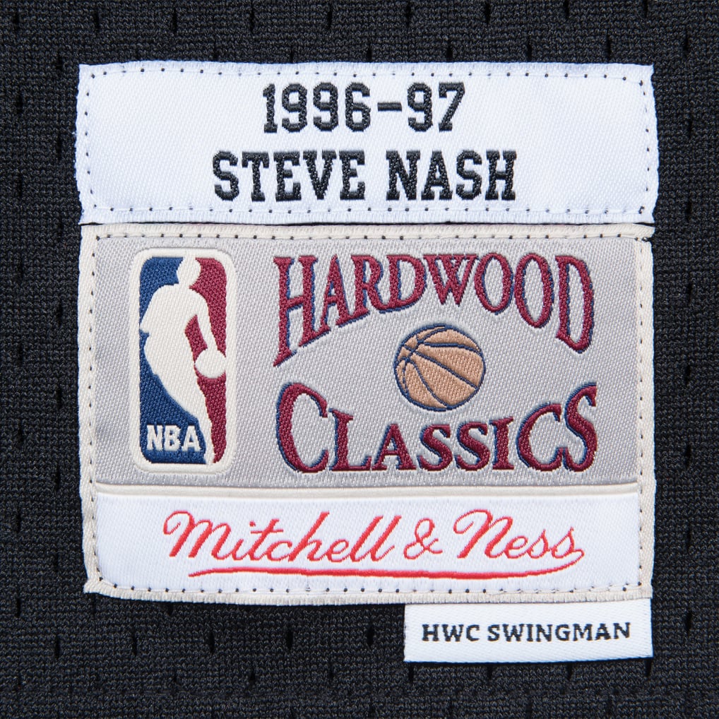 Mitchell & Ness Phoenix Suns Steve Nash 1996-97 black Swingman jersey, manufacturer gallery image 3