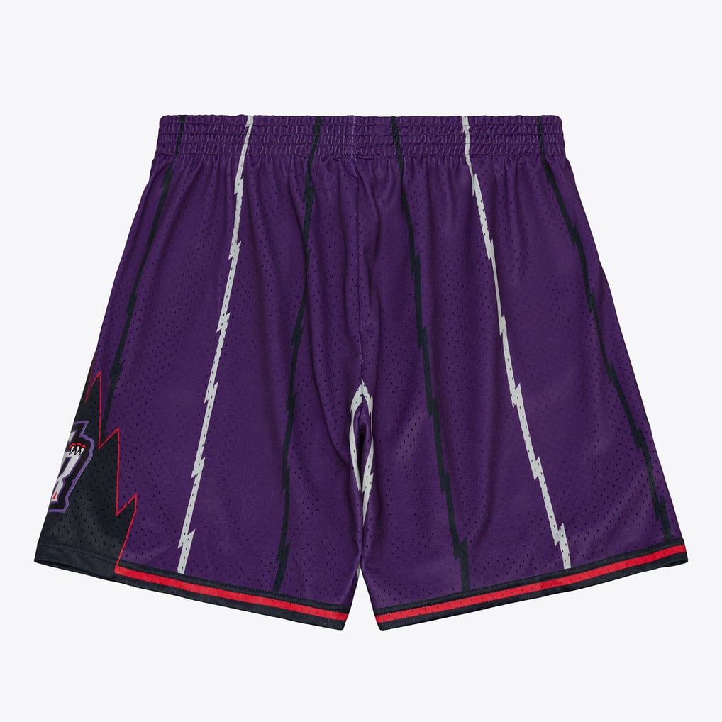 Toronto Raptors Mitchell & Ness purple 1998-99 Swingman shorts, additional gallery view 2