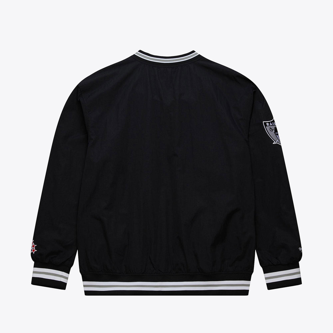 Las Vegas Raiders Mitchell & Ness NFL Classic Nylon Pullover Vintage Logo Raiders