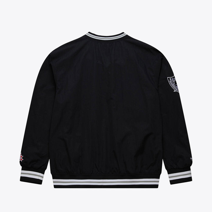 Las Vegas Raiders Mitchell & Ness NFL Classic Nylon Pullover Vintage Logo Raiders