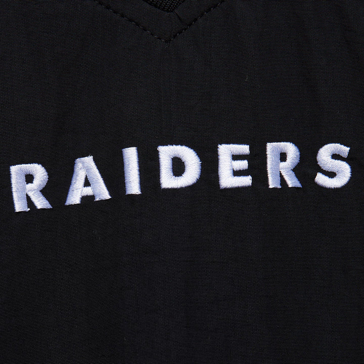 Las Vegas Raiders Mitchell & Ness NFL Classic Nylon Pullover Vintage Logo Raiders