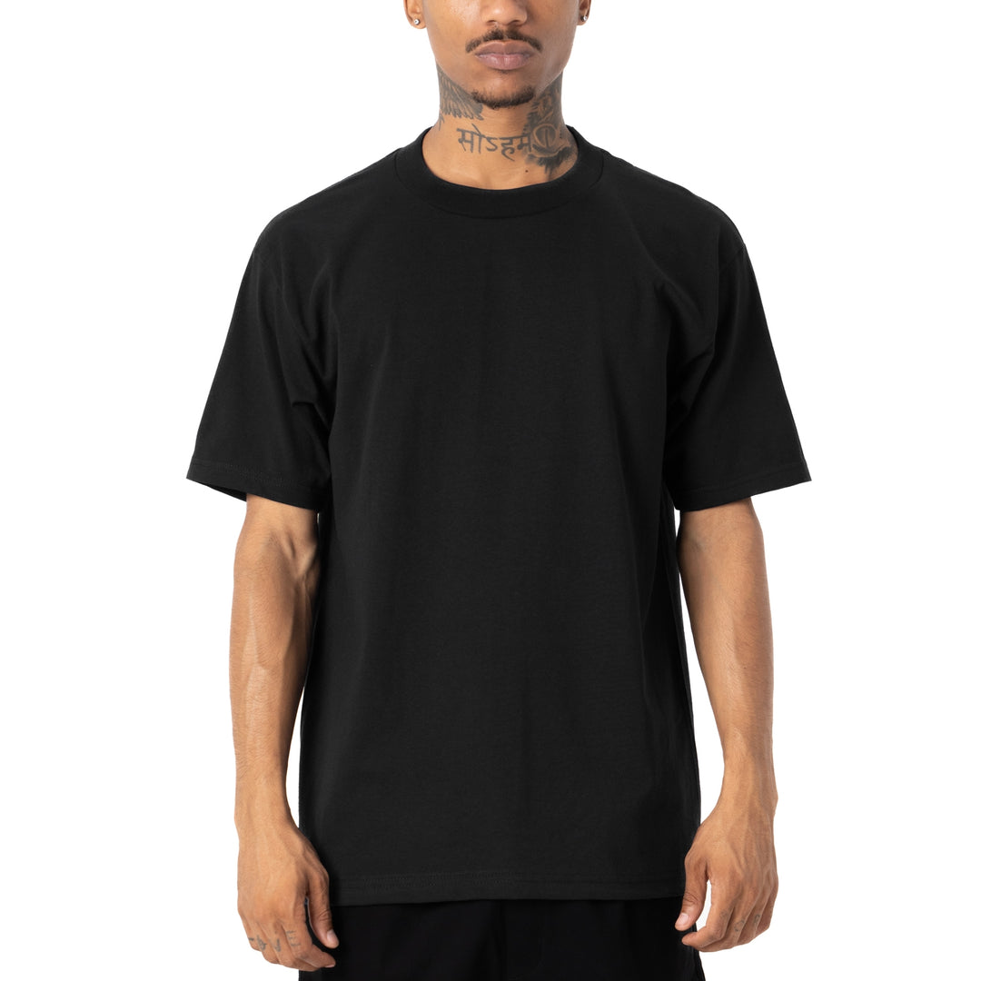 Pro Club Men's Comfort Cotton Short Sleeve T-Shirt Black