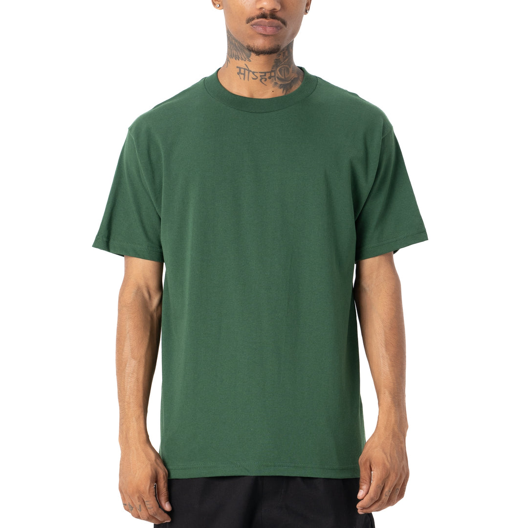 Pro Club Men's Comfort Cotton Short Sleeve T-Shirt Forest Green