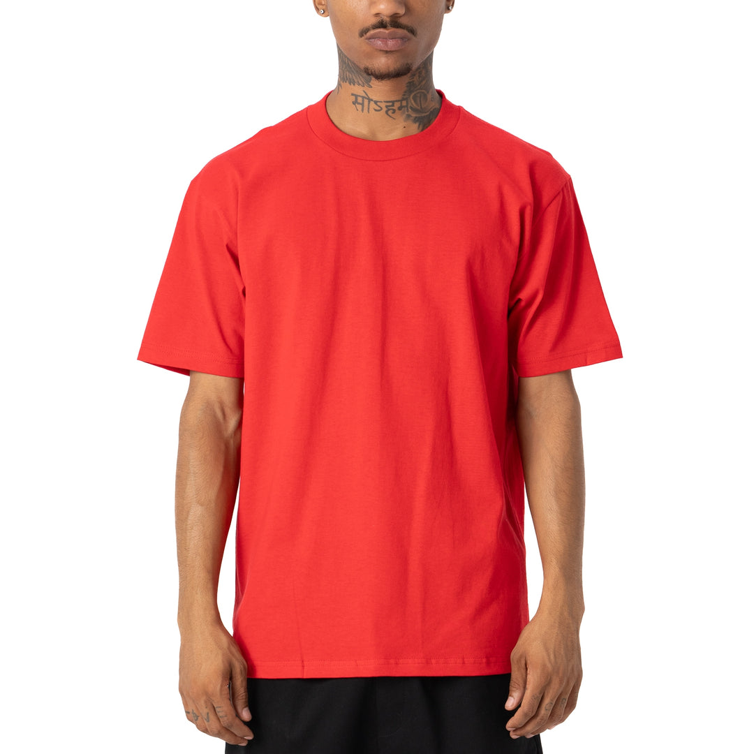 Pro Club Men's Comfort Cotton Short Sleeve T-Shirt Red