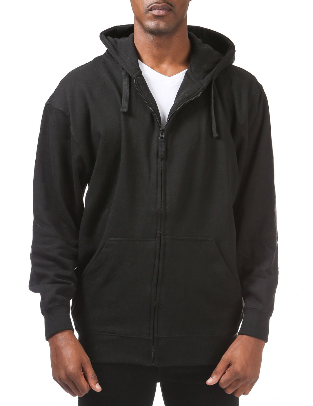 Pro Club Men's Comfort Full Zip Hood Black