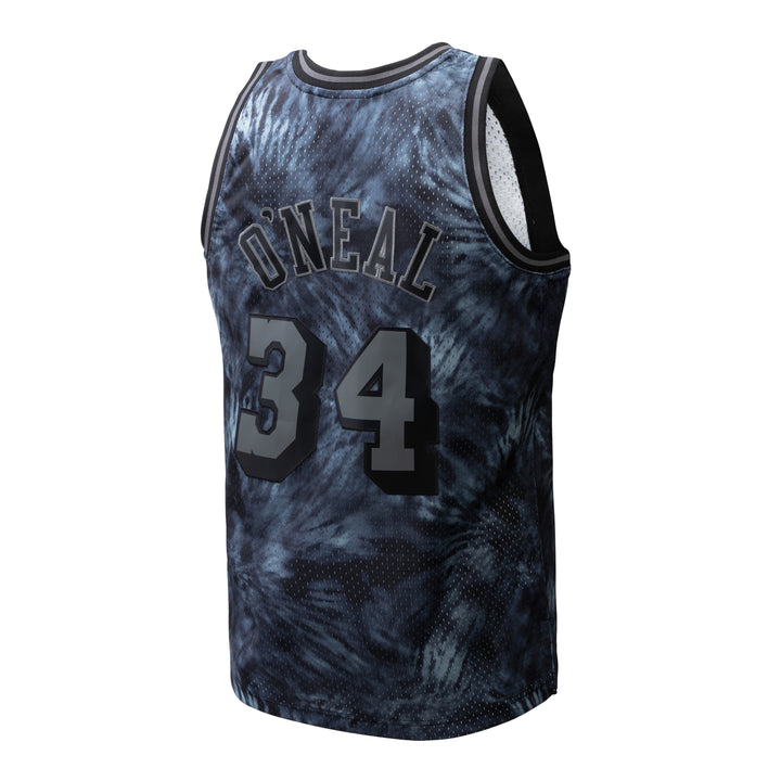 Los Angeles Lakers Mitchell & Ness NBA Black Tie Dye Swingman Jersey Lakers 1996 Shaquille O'Neal