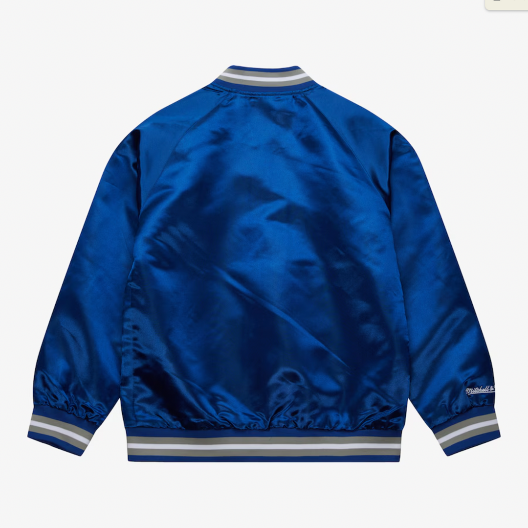 Men's Royal Los Angeles Dodgers Mitchell & Ness Cooperstown Collection Lightweight Satin Full-Snap Jacket
