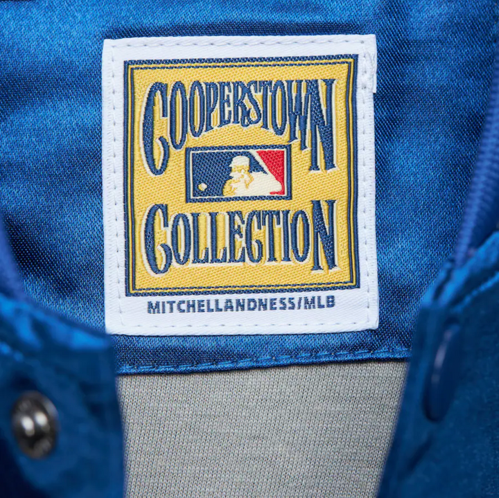 Men's Royal Los Angeles Dodgers Mitchell & Ness Cooperstown Collection Lightweight Satin Full-Snap Jacket