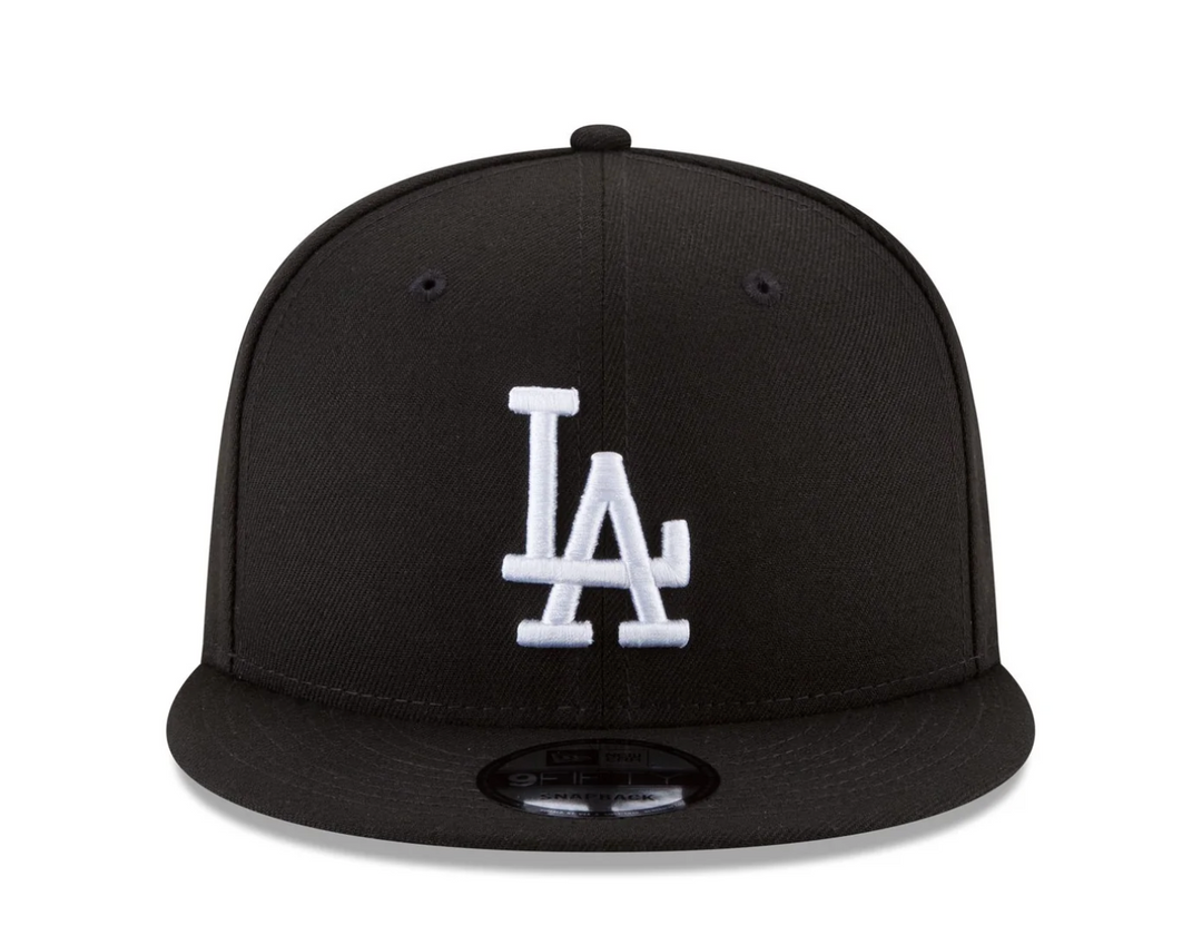 Los Angeles Dodgers New Era 2025 World Series Side Patch 9FIFTY Snapback Hat - Black/White