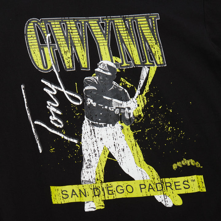 San Diego Padres Mitchell & Ness MLB Neon Pop Player Heavyweight Tee Vintage Logo Padres Tony Gwynn