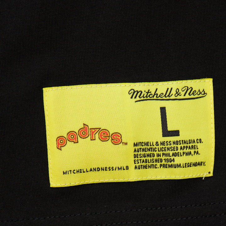San Diego Padres Mitchell & Ness MLB Neon Pop Player Heavyweight Tee Vintage Logo Padres Tony Gwynn