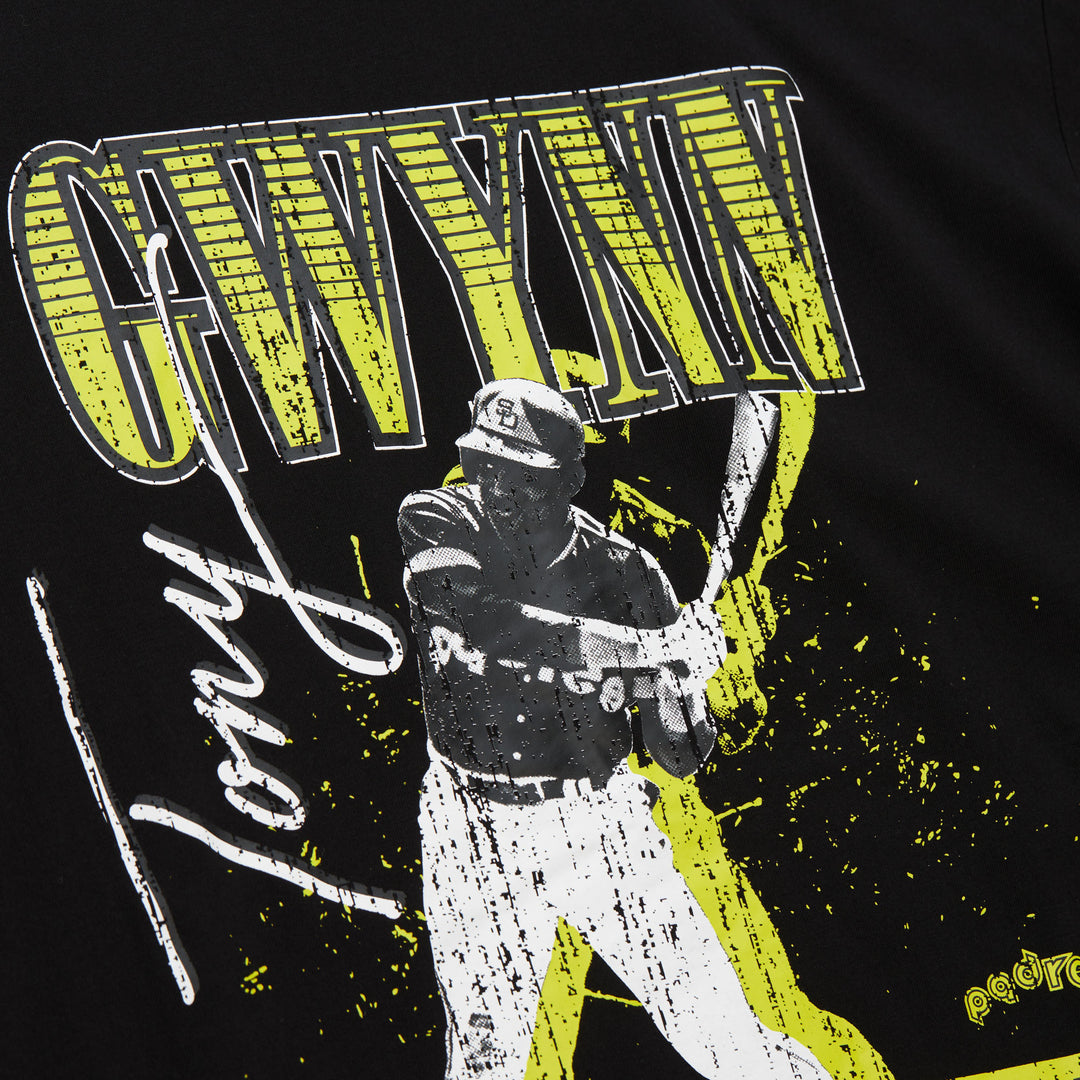 San Diego Padres Mitchell & Ness MLB Neon Pop Player Heavyweight Tee Vintage Logo Padres Tony Gwynn