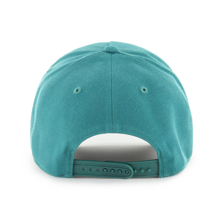 Los Angeles Dodgers 47 Brand Ballpark Offside Adjustable Hat — Teal — back view