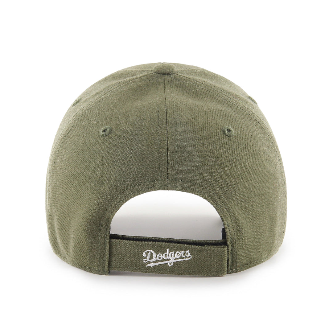 Los Angeles Dodgers 47 Brand MVP Adjustable Hat — Sandalwood — back view