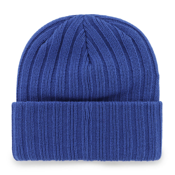 Los Angeles Dodgers 47 Brand Rib Haymaker Cuff Knit Beanie — Royal — back view