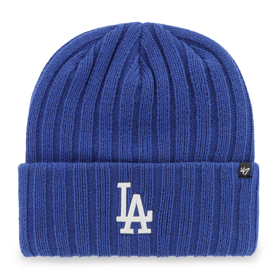 Los Angeles Dodgers 47 Brand Rib Haymaker Cuff Knit Beanie — Royal — front view
