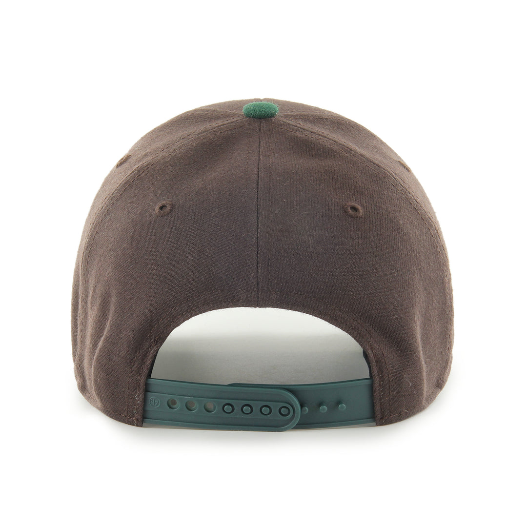 Arizona Diamondbacks 47 Brand Cooperstown Sure Shot MVP Snapback — Brown/Green — back view