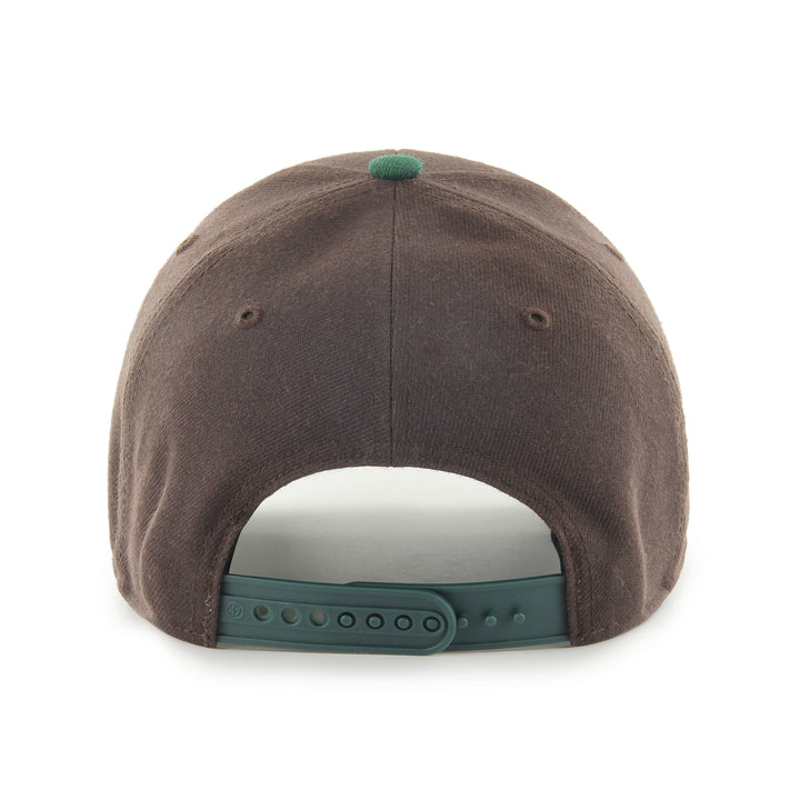 Arizona Diamondbacks 47 Brand Cooperstown Sure Shot MVP Snapback — Brown/Green — back view