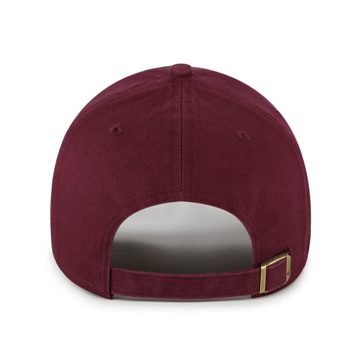 Harvard Crimson 47 Brand Legend Lone Script Clean Up — Dark Maroon — back view