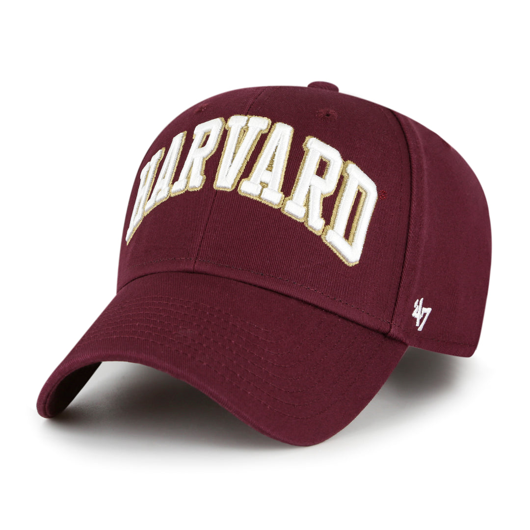 Harvard Crimson 47 Brand Legend Lone Script Clean Up — Dark Maroon — front view