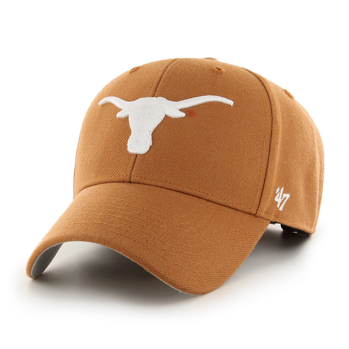 Texas Longhorns 47 Brand MVP Adjustable Hat — Burnt Orange — front view