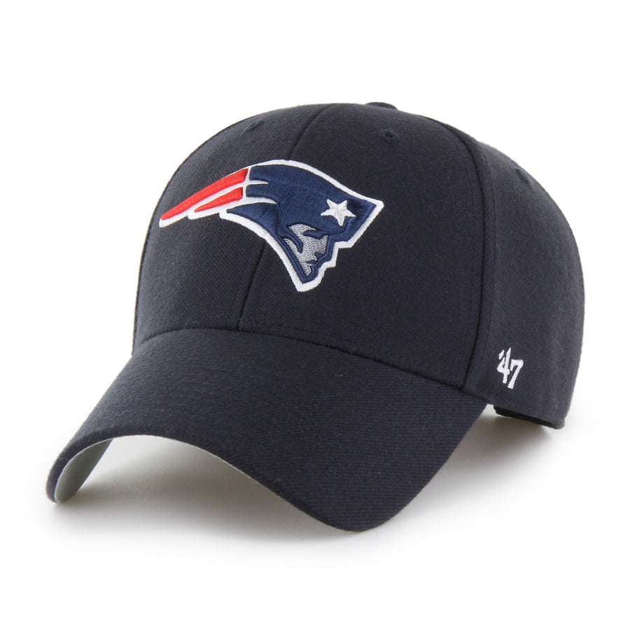 New England Patriots 47 Brand MVP Adjustable Hat — Navy — front view