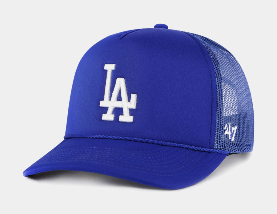 Los Angeles Dodgers 47 Brand Foam Trucker Hat — Royal front