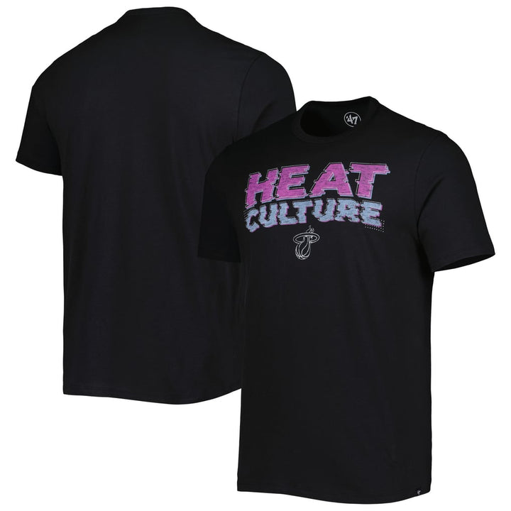 Miami Heat '47 Heat Culture Hometown Regional black T-shirt — product photo 1