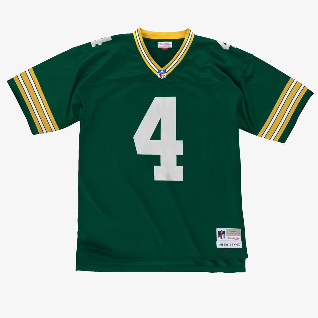 Green Bay Packers Mitchell & Ness NFL Legacy Jersey 1996 Brett Favre #4 - Green
