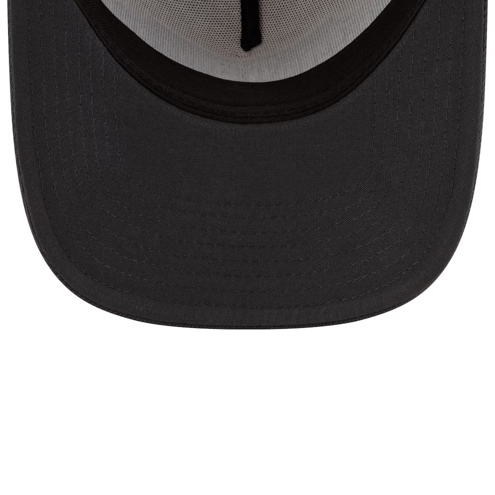 Los Angeles Dodgers New Era 2025 World Series Champions Locker Room A-Frame 9FORTY Adjustable Hat - Cream/Charcoal