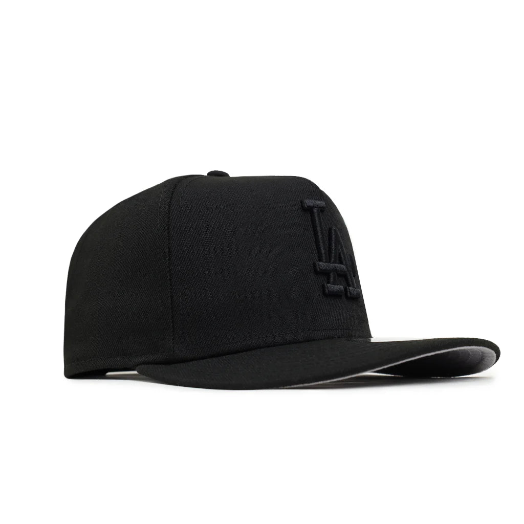 Los Angeles Dodgers New ERA 9Fifty A-Frame Snapback - Black/Black