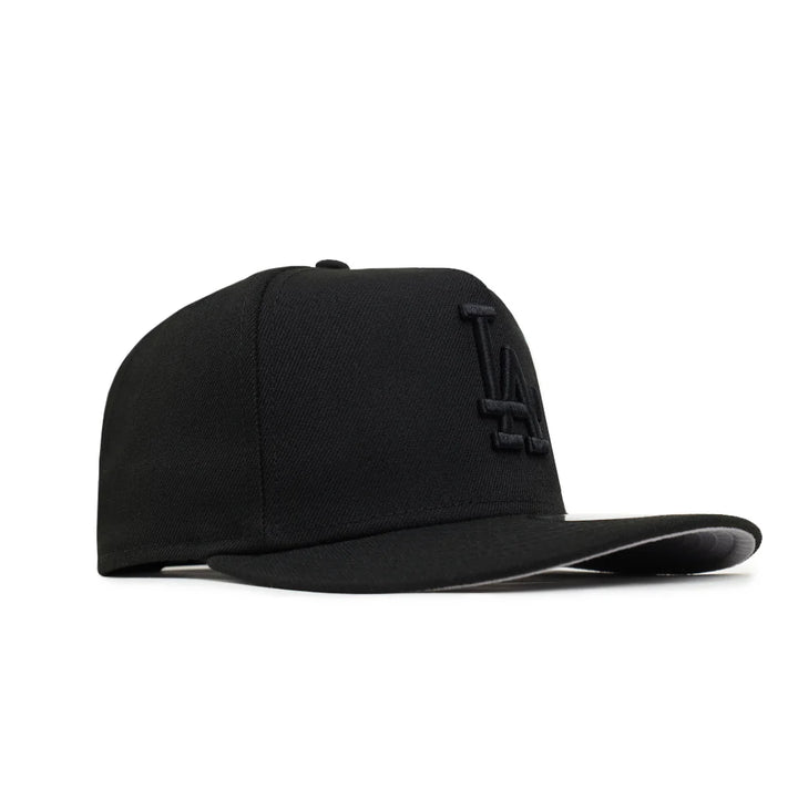 Los Angeles Dodgers New ERA 9Fifty A-Frame Snapback - Black/Black