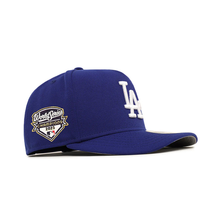 Los Angeles Dodgers New Era 2025 World Series Side Patch 9FIFTY A Frame Snapback Hat - Royal