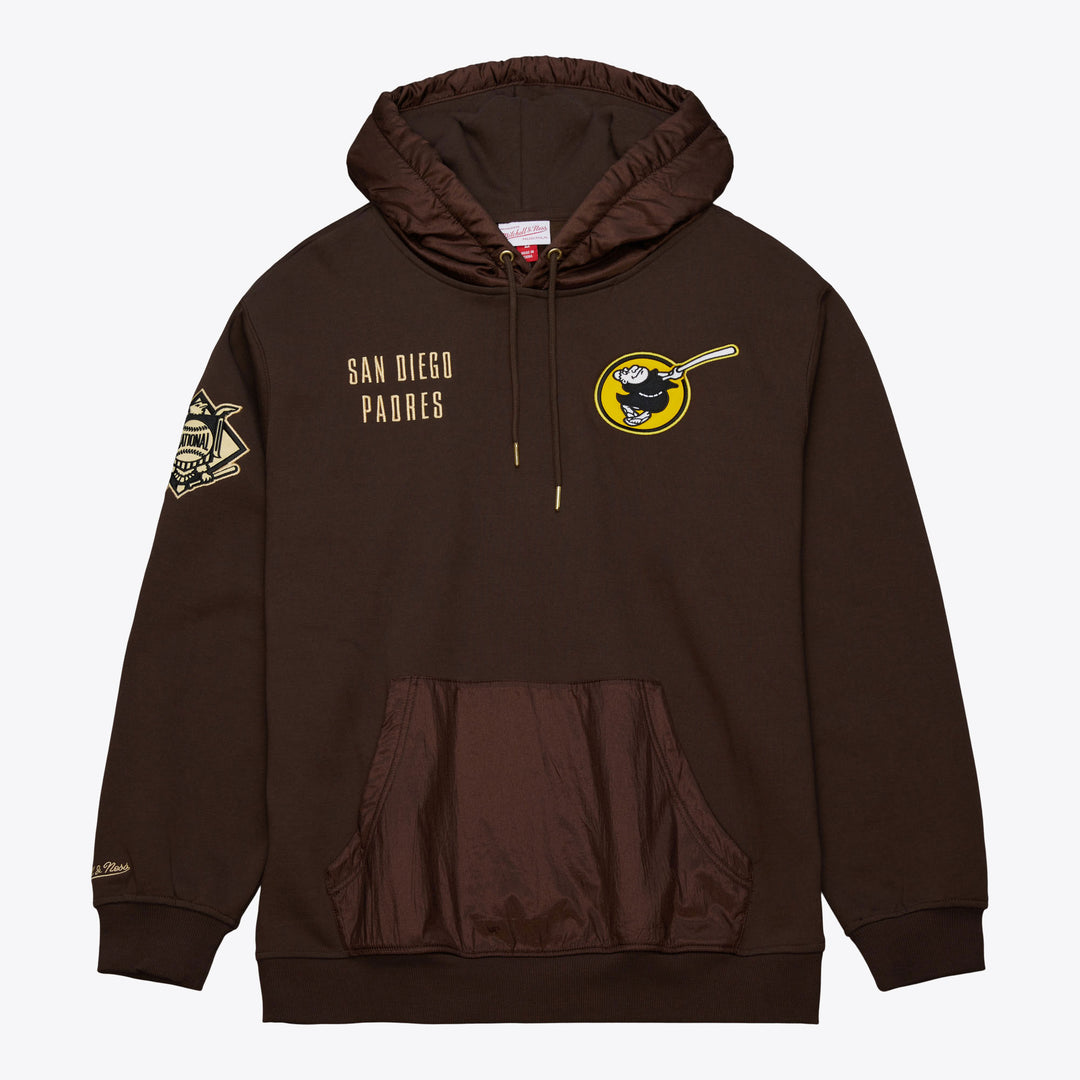 San Diego Padres Mitchell & Ness MLB Team OG 2.0 Fleece Hoodie Padres Logos
