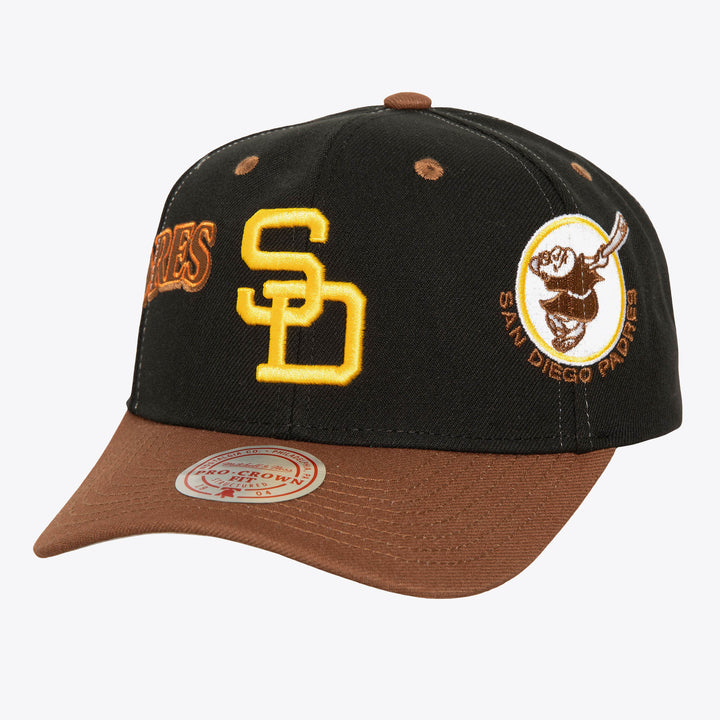 San Diego Padres Mitchell & Ness MLB Overbite Pro Snapback Coop Padres