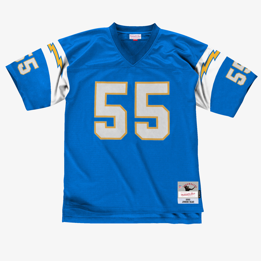 San Diego Chargers Mitchell & Ness NFL Legacy Jersey Chargers 2002 Junior Seau #55