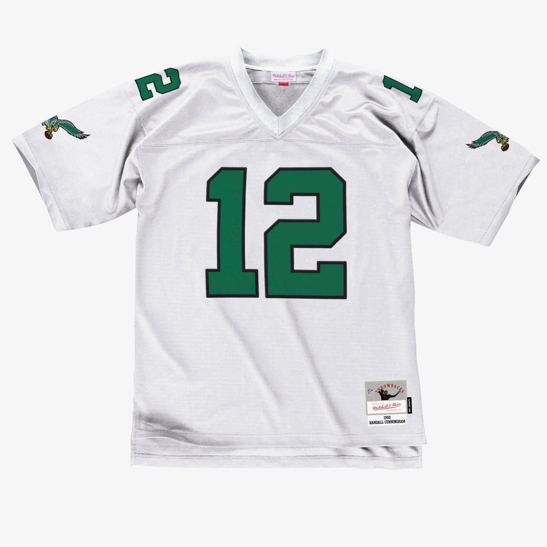 Philadelphia Eagles Mitchell & Ness NFL Legacy Jersey 1990 Randall Cunningham #12 - White