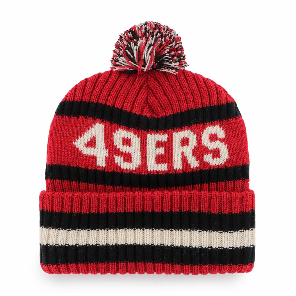 San Fransisco 49ers 47' Bering Cuff Knit - Red/Black