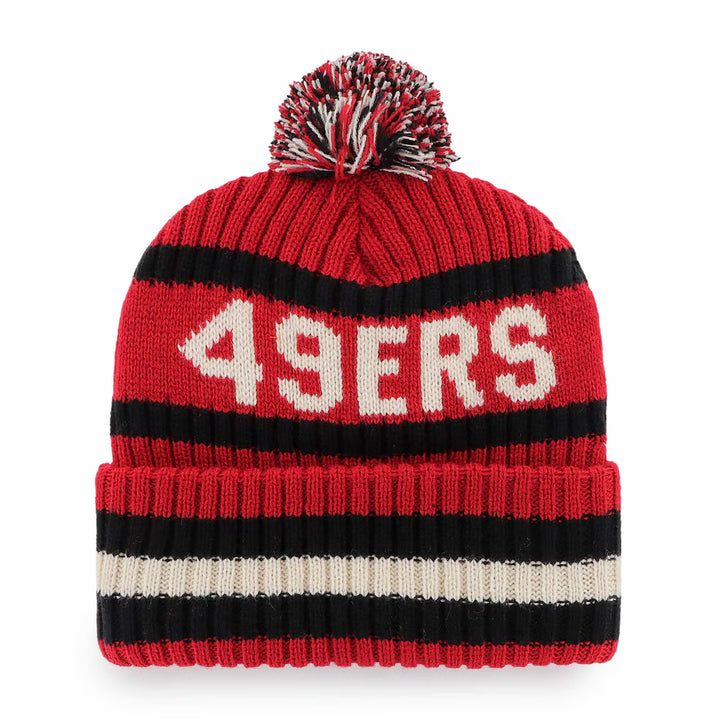 San Fransisco 49ers 47' Bering Cuff Knit - Red/Black