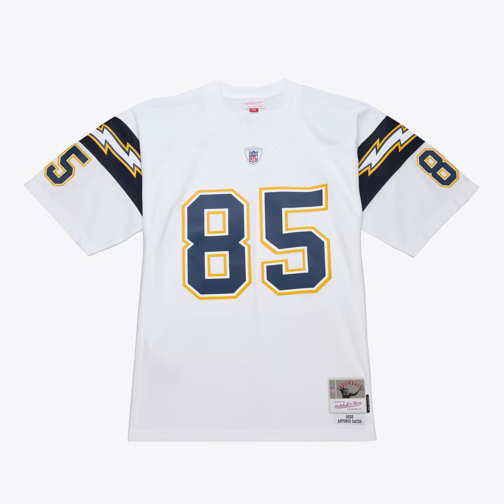 San Diego Chargers Mitchell & Ness NFL White Jersey Chargers 2006 Antonio Gates #85