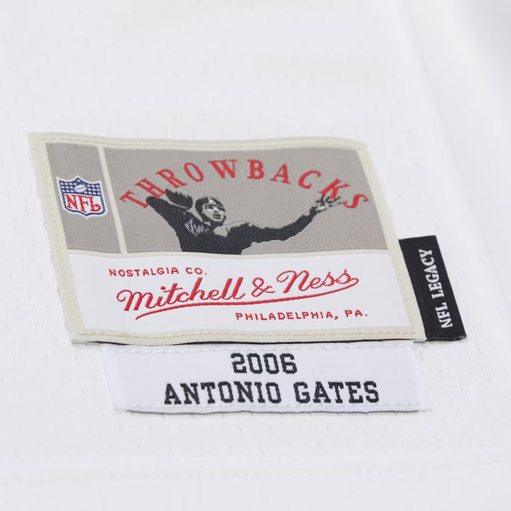 San Diego Chargers Mitchell & Ness NFL White Jersey Chargers 2006 Antonio Gates #85