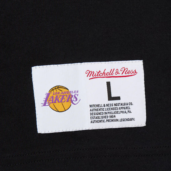 Los Angeles lakers Mitchell & Ness Double Clutch SS Premium Tee- Black